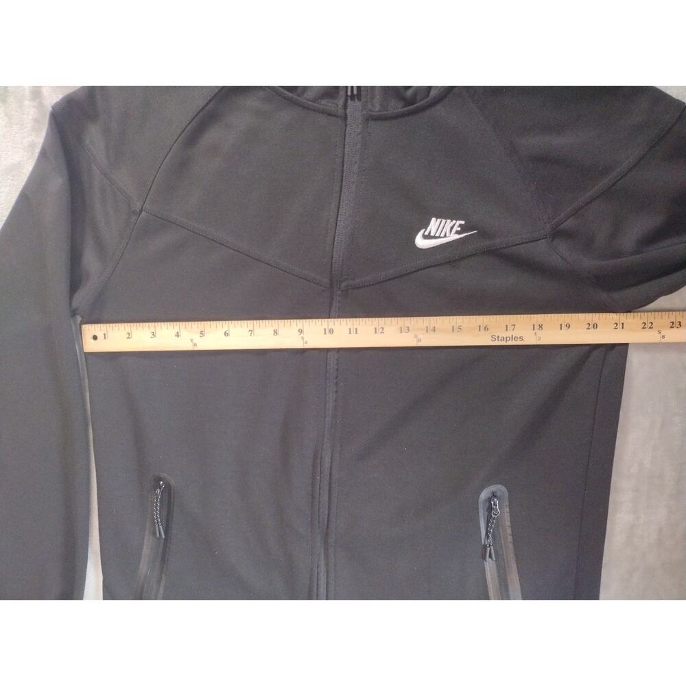 Nike Tech Fleece Hoodie Jacket Mens Large Black Full Zip Sweatshirt Athleisure - Picture 7 of 9